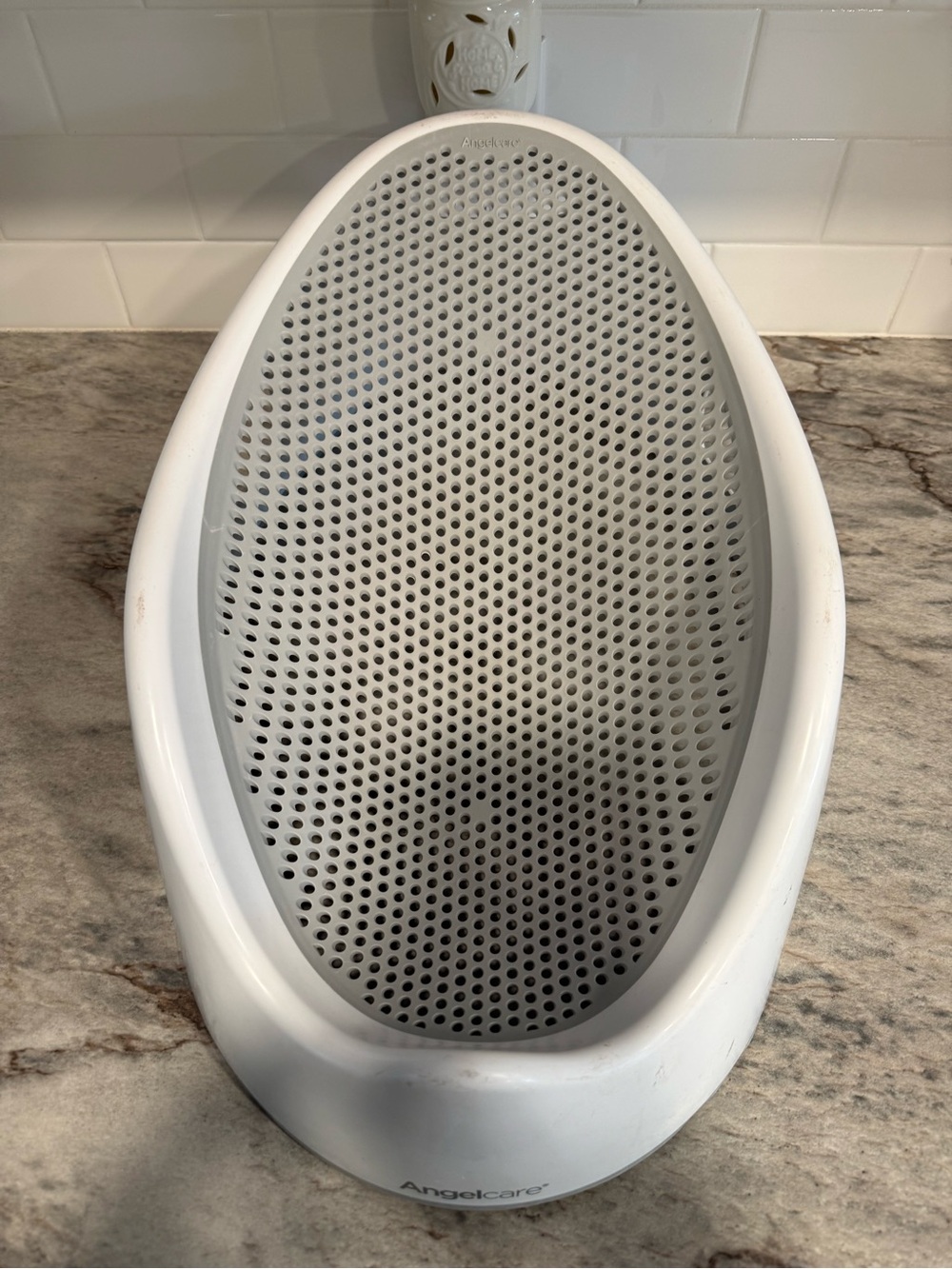Angelcare White Infant Bath Support - Soft Drainage